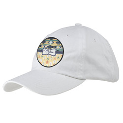 Tribal2 Baseball Cap - White (Personalized)