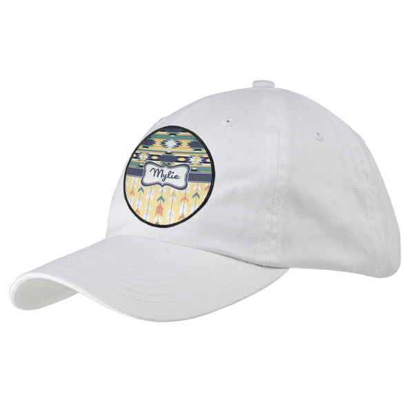 Custom Tribal2 Baseball Cap - White (Personalized)