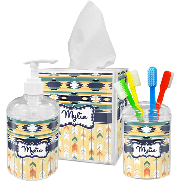 Tribal2 Bathroom Accessories Set (Personalized)