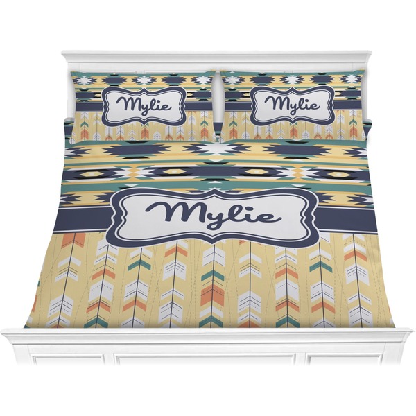 Custom Tribal2 Comforter Set - King (Personalized)
