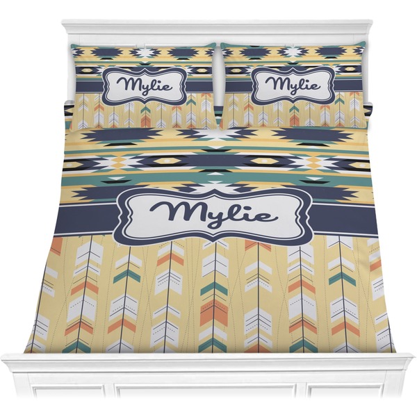 Custom Tribal2 Comforter Set - Full / Queen (Personalized)