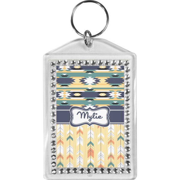Custom Tribal2 Bling Keychain (Personalized)