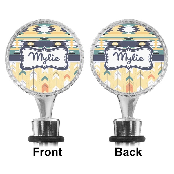 Tribal2 Bottle Stopper - Front and Back