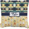 Tribal2 Faux-Linen Throw Pillow 20" (Personalized)