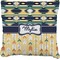 Tribal2 Faux-Linen Throw Pillow 26" (Personalized)