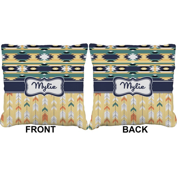 Tribal2 Burlap Pillow Approval