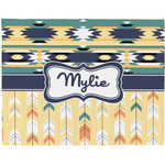 Tribal2 Woven Fabric Placemat - Twill w/ Name or Text