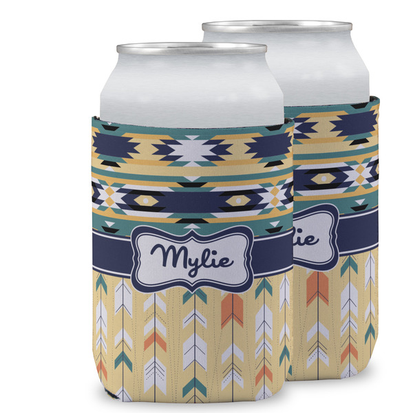 Custom Tribal2 Can Cooler (12 oz) w/ Name or Text