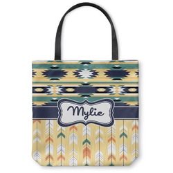 Tribal2 Canvas Tote Bag - Small - 13"x13" (Personalized)