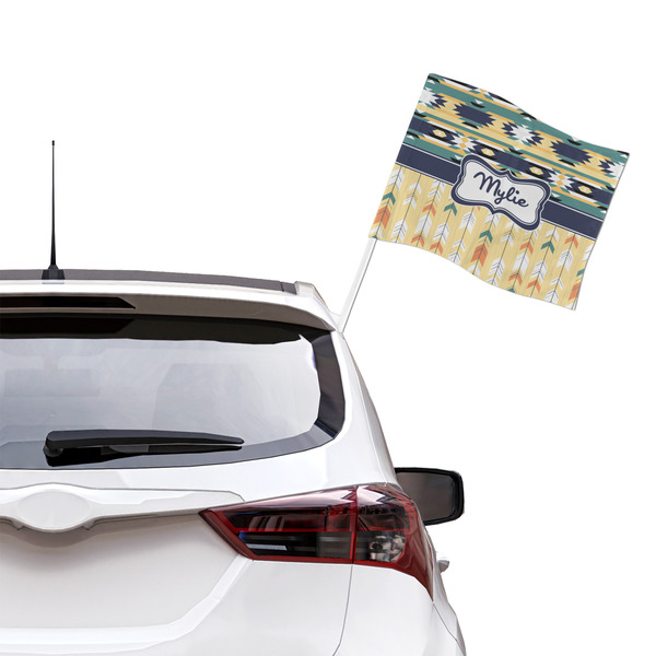Tribal2 Car Flag - Large - LIFESTYLE