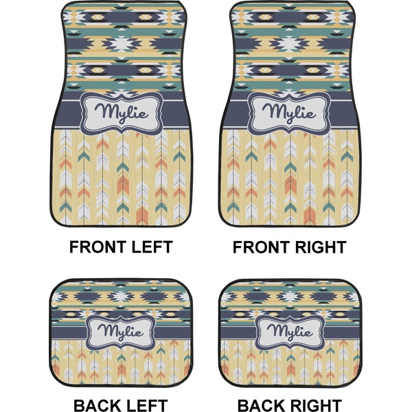 Tribal2 Car Floor Mats Set (2F + 2B)