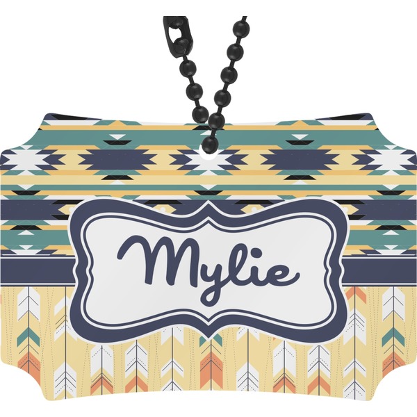 Custom Tribal2 Rear View Mirror Ornament (Personalized)