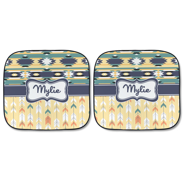 Tribal2 Car Sun Shades - FRONT
