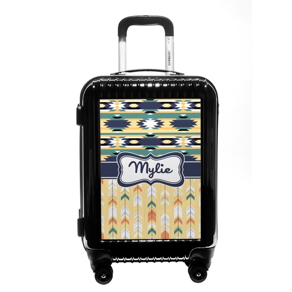 Custom Tribal2 Carry On Hard Shell Suitcase (Personalized)