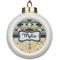 Tribal2 Ceramic Ball Ornament (Personalized)