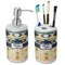 Tribal2 Ceramic Bathroom Accessories Set (Personalized)