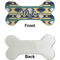 Tribal2 Ceramic Flat Ornament - Bone Front & Back Single Print (APPROVAL)