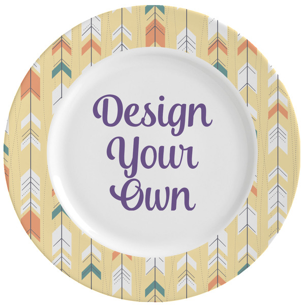 Custom Tribal2 Ceramic Dinner Plates (Set of 4) (Personalized)