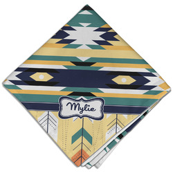 Tribal2 Cloth Dinner Napkin - Single w/ Name or Text