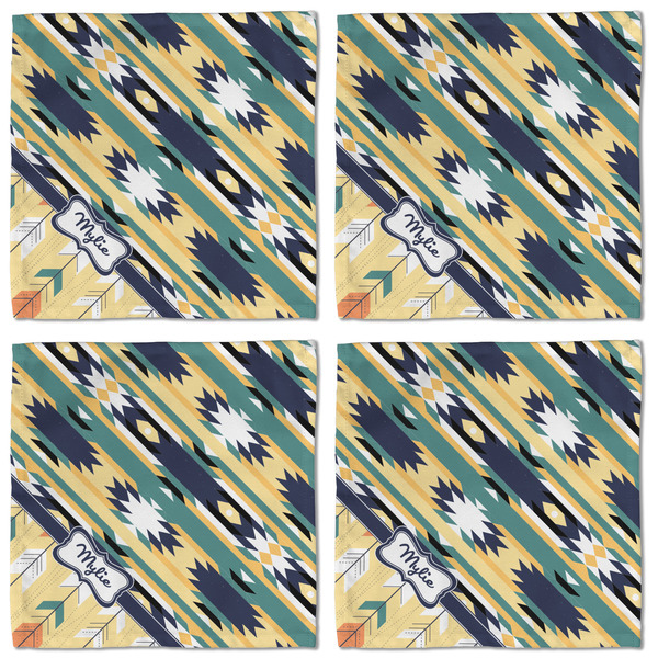 Tribal2 Cloth Napkins - Personalized Lunch (APPROVAL) Set of 4