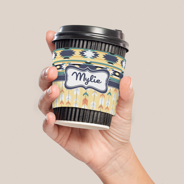 Tribal2 Coffee Cup Sleeve - LIFESTYLE