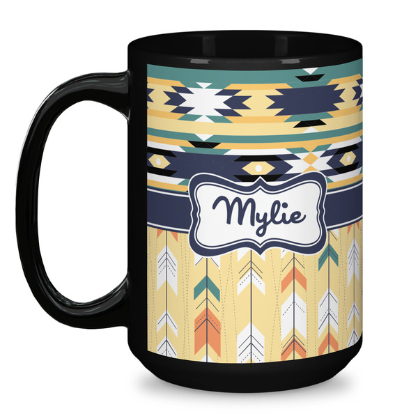 Tribal2 Coffee Mug - 15 oz - Black