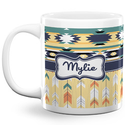 Tribal2 20 Oz Coffee Mug - White (Personalized)
