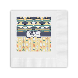 Tribal2 Coined Cocktail Napkins (Personalized)
