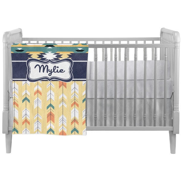 Custom Tribal2 Crib Comforter / Quilt (Personalized)