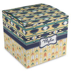 Tribal2 Cube Favor Gift Boxes (Personalized)