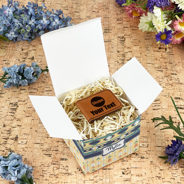Tribal2 Cubic Gift Box - In Context