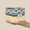 Tribal2 Cube Favor Gift Box - On Hand - Scale View