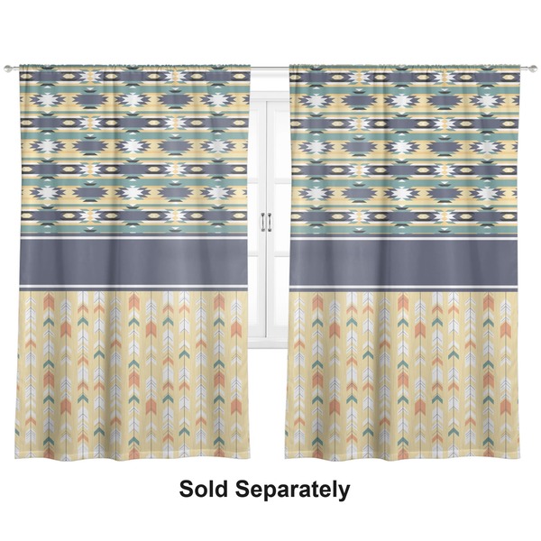 Custom Tribal2 Curtain Panel - Custom Size