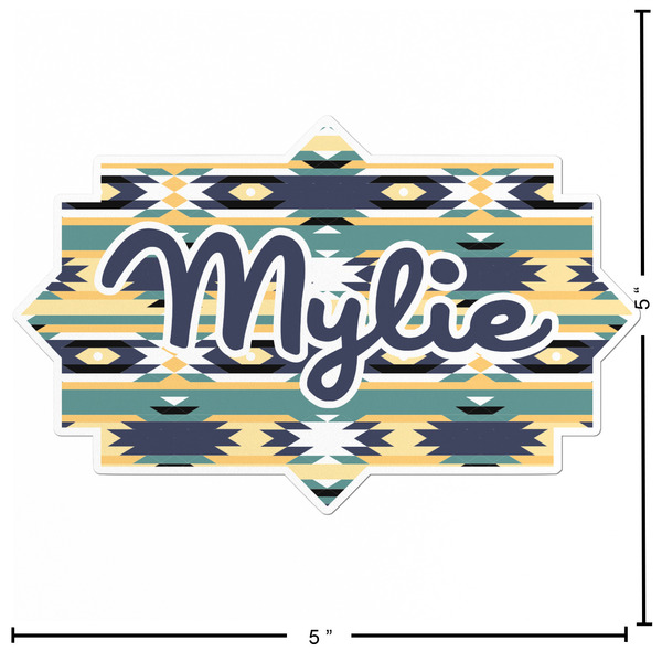 Tribal2 Custom Shape Iron On Patches - L - APPROVAL