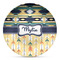 Tribal2 Microwave Safe Plastic Plate - Composite Polymer (Personalized)