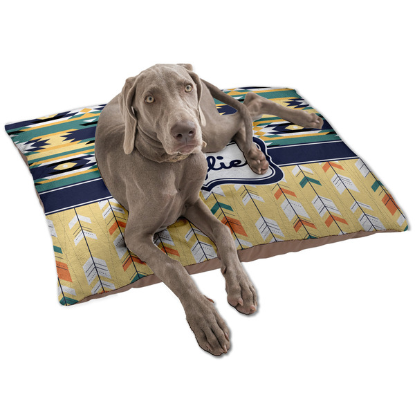 Custom Tribal2 Dog Bed - Large w/ Name or Text