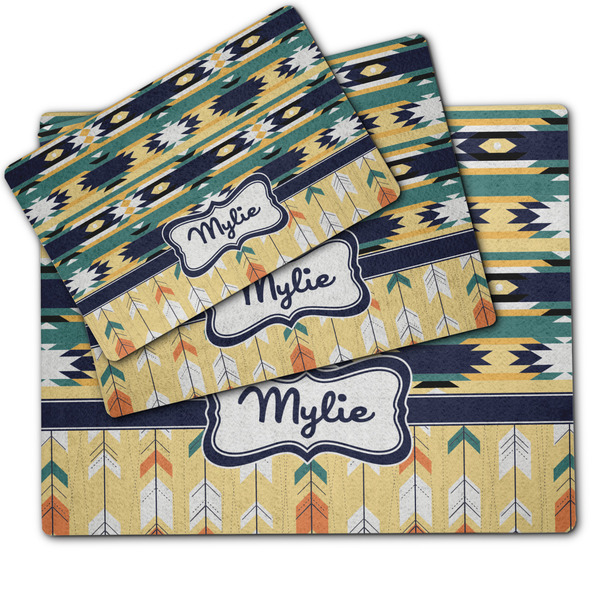 Tribal2 Dog Food Mat - MAIN (sm, med, lrg)