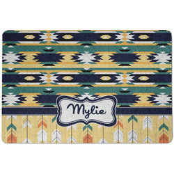 Tribal2 Dog Food Mat w/ Name or Text