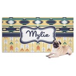 Tribal2 Dog Towel (Personalized)