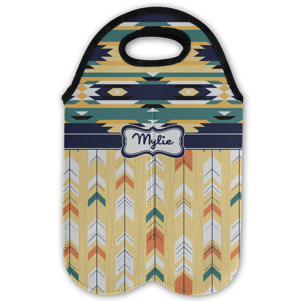 Tribal2 Double Wine Tote - Flat (new)