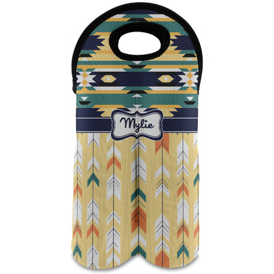 Tribal2 Wine Tote Bag (2 Bottles) (Personalized)