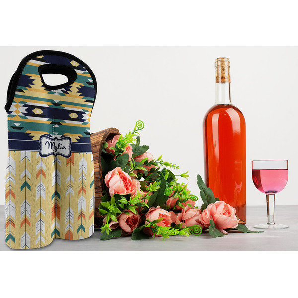 Tribal2 Double Wine Tote - LIFESTYLE (new)