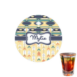 Tribal2 Printed Drink Topper - 1.5" (Personalized)