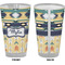 Tribal2 Pint Glass - Full Color - Front & Back Views