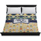 Tribal2 Duvet Cover - King - On Bed - No Prop