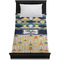 Tribal2 Duvet Cover - Twin - On Bed - No Prop