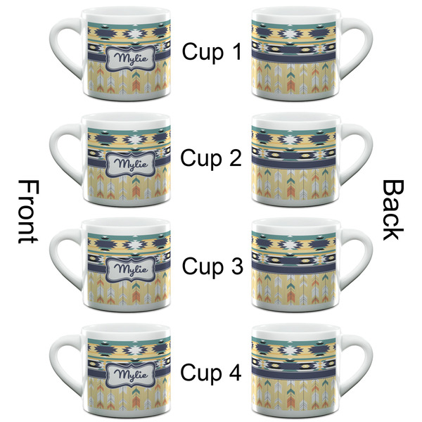 Tribal2 Espresso Cup - 6oz (Double Shot Set of 4) APPROVAL
