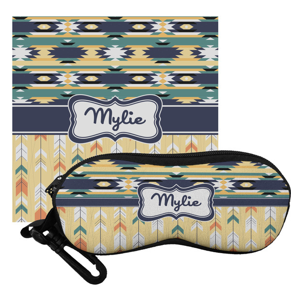 Custom Tribal2 Eyeglass Case & Cloth (Personalized)