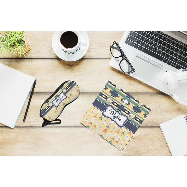 Tribal2 Eyeglass Case and Cloth Set - LIFESTYLE