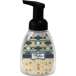 Tribal2 Foam Soap Bottle - Black (Personalized)